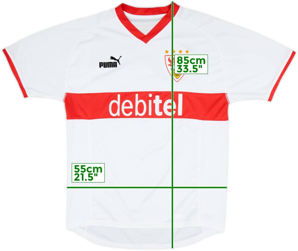 2003-04 Stuttgart Home Shirt - 8/10 - (XXL)