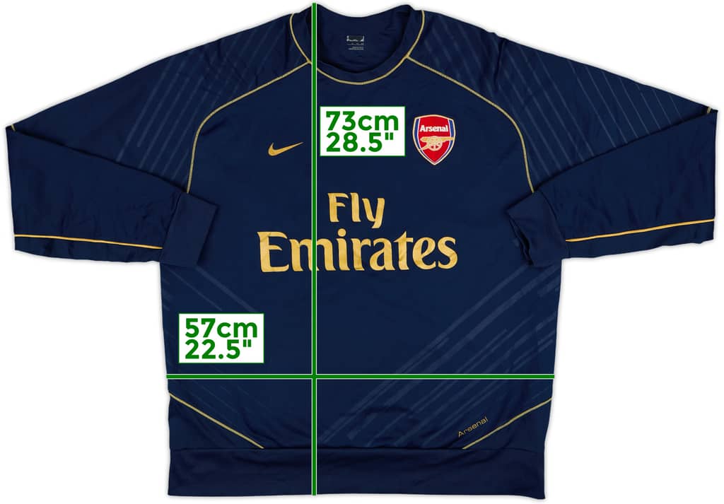 2007-08 Arsenal Nike Sweat Top - 7/10 - (XL)