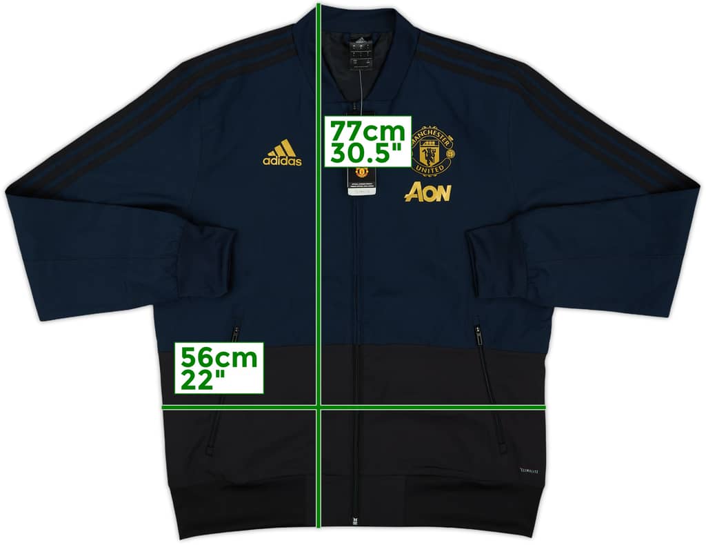 2018-19 Manchester United adidas Track Jacket (L)