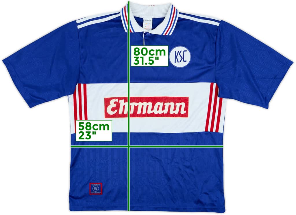 1997-98 Karlsruhe Away Shirt - 8/10 - (L)