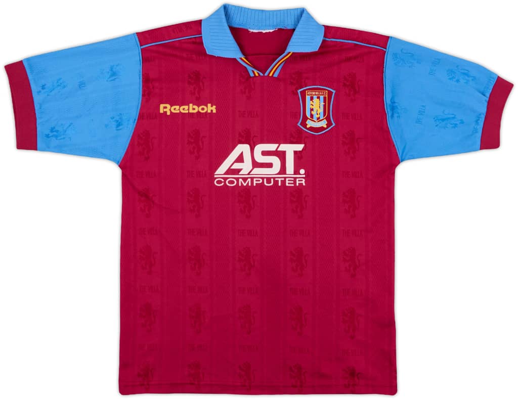 1995-97 Aston Villa Home Shirt - 6/10 - (S)