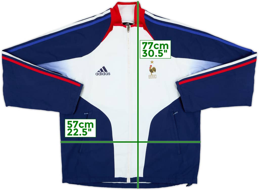 2004-06 France adidas Track Jacket - 7/10 - (M/L)