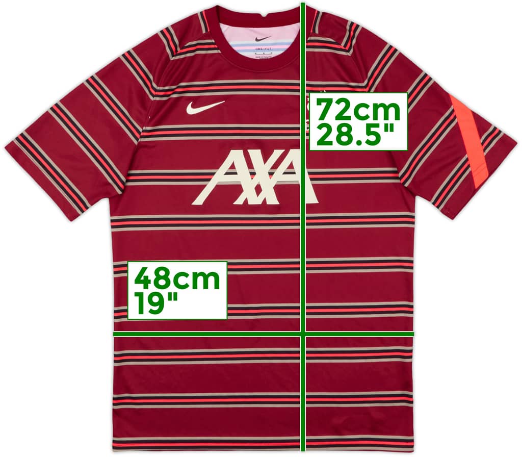 2021-22 Liverpool Nike Training Shirt - 7/10 - (M)