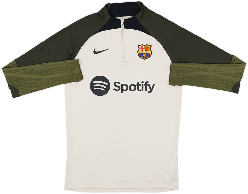 2023-24 Barcelona Nike 1/4 Zip Drill Top - 6/10 - (S)