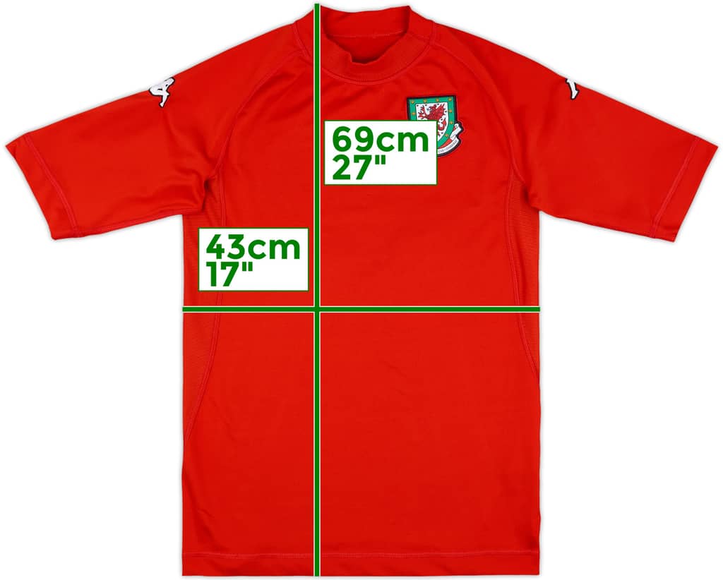 2004-06 Wales Home Shirt - 9/10 - (S)