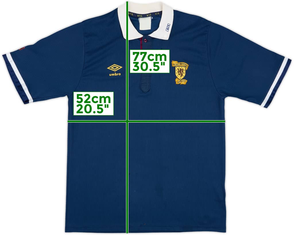 1988-91 Scotland Home Shirt - 4/10 - (L)