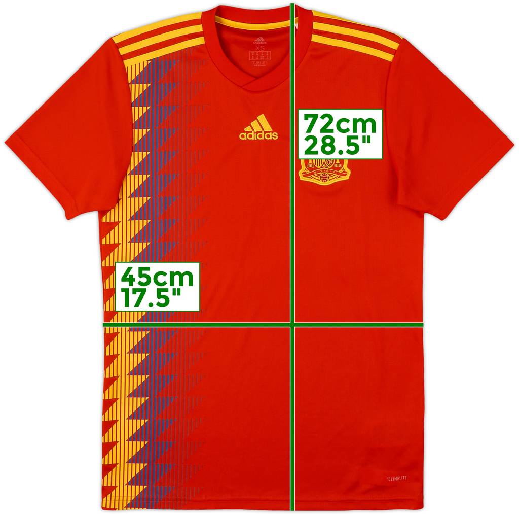 2018-19 Spain Home Shirt - 9/10 - (XS)