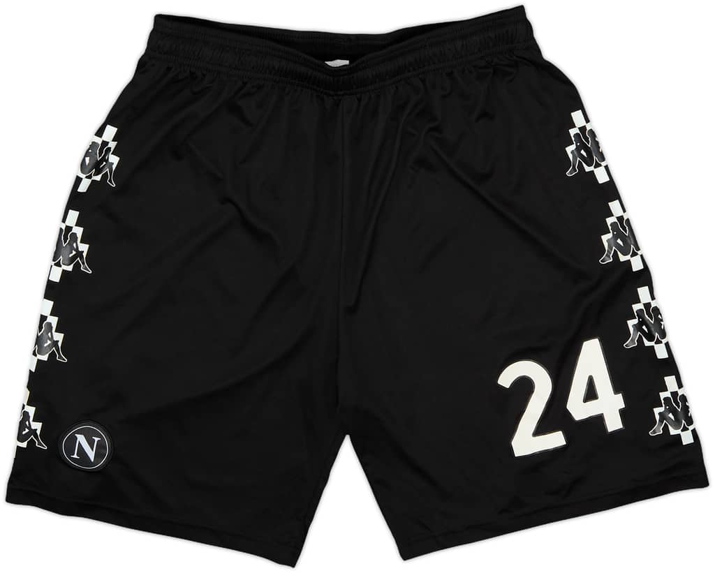 2020-21 Napoli Player Issue Training Shorts #24 - 4/10 - (XXL)