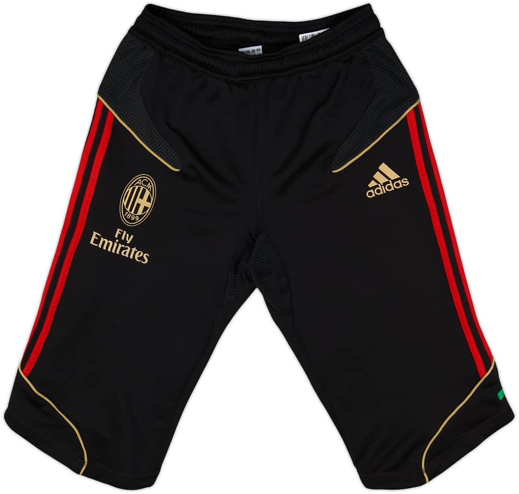 2011-12 AC Milan adidas 3/4 Track Pants/Bottoms - 9/10 - (S)