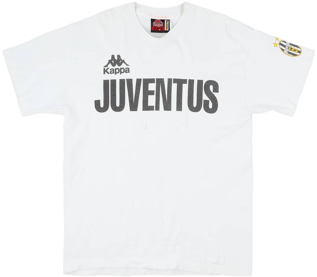 1995-96 Juventus Kappa Cotton Tee - 5/10 - (L)