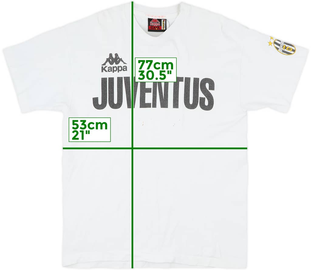 1995-96 Juventus Kappa Cotton Tee - 5/10 - (L)