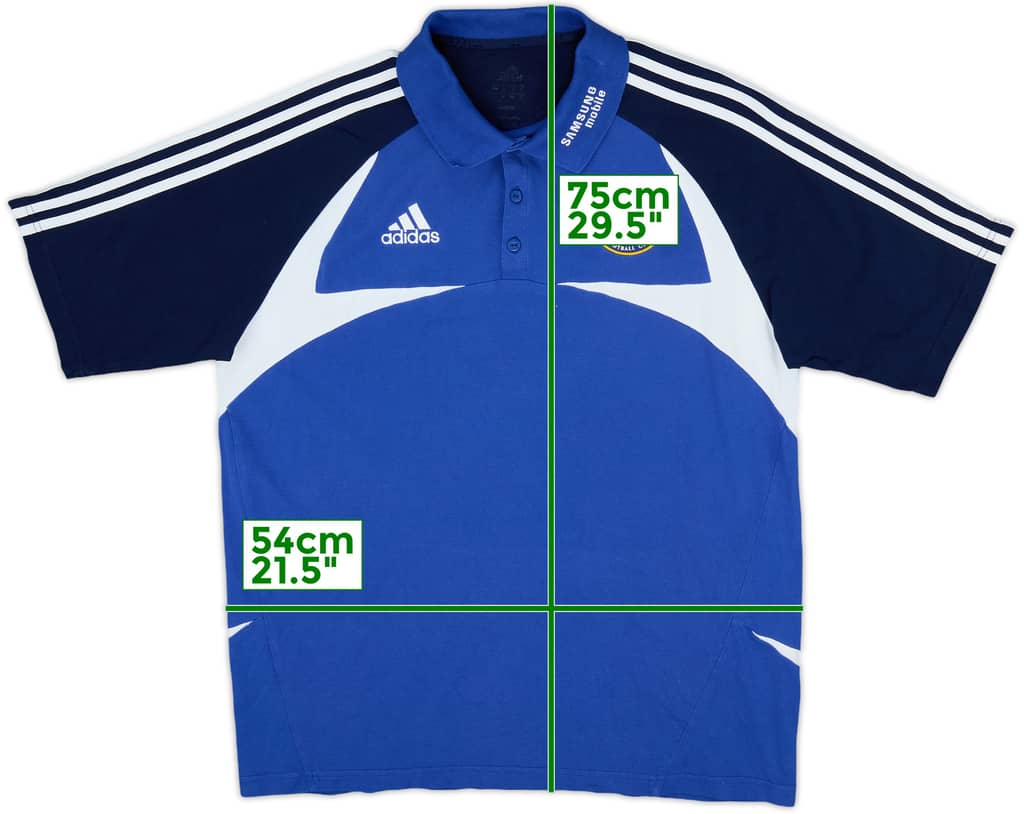 2007-08 Chelsea adidas Polo Shirt - 7/10 - (XL)
