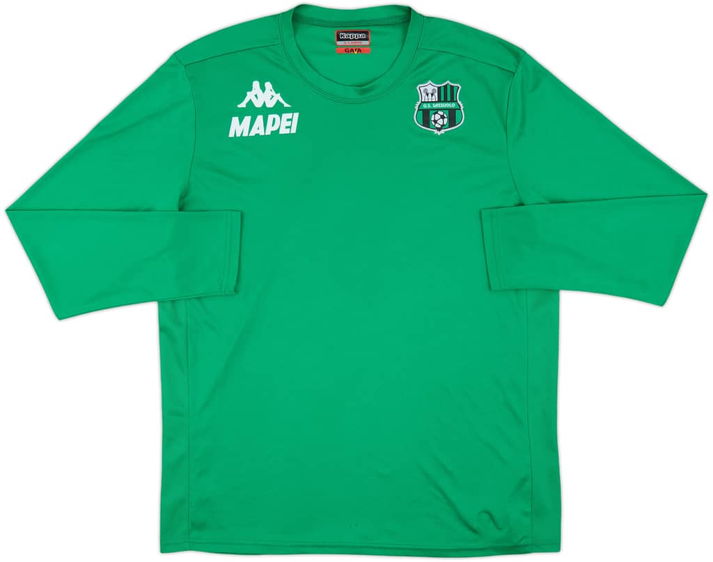 2017-18 Sassuolo Kappa Training L/S Shirt - 8/10 - (XL)