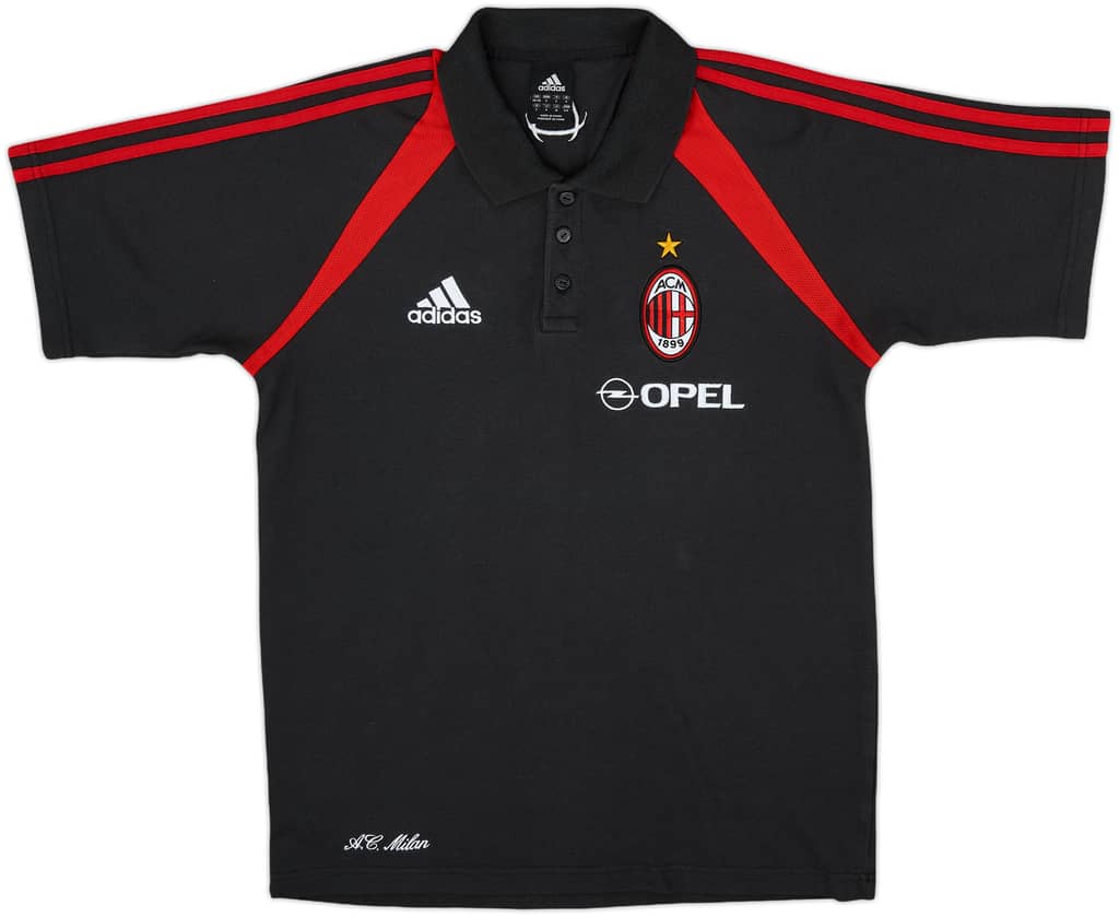 2004-05 AC Milan adidas Polo Shirt - 7/10 - (S)