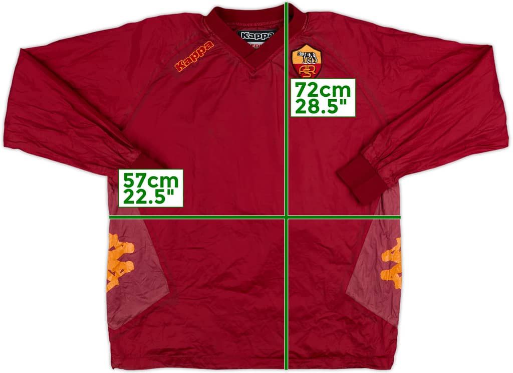 2011-12 Roma Kappa Drill Top - 8/10 - (M)