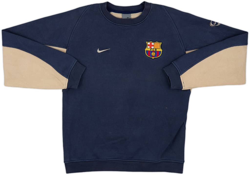 2003-04 Barcelona Nike Sweat Top - 7/10 - (S)