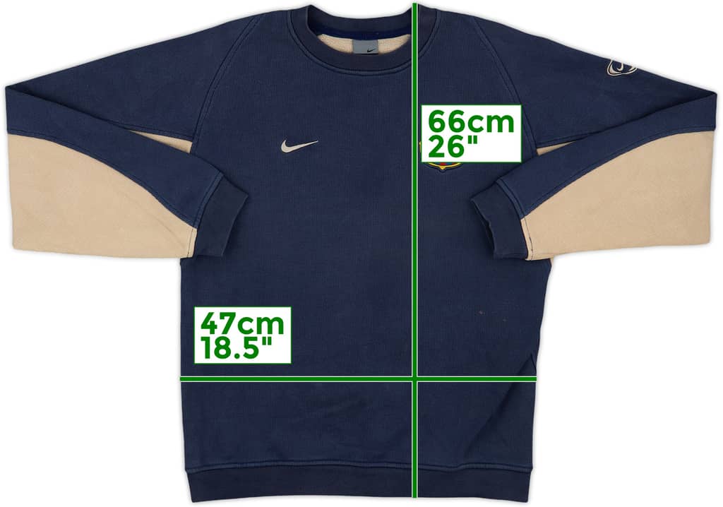 2003-04 Barcelona Nike Sweat Top - 7/10 - (S)