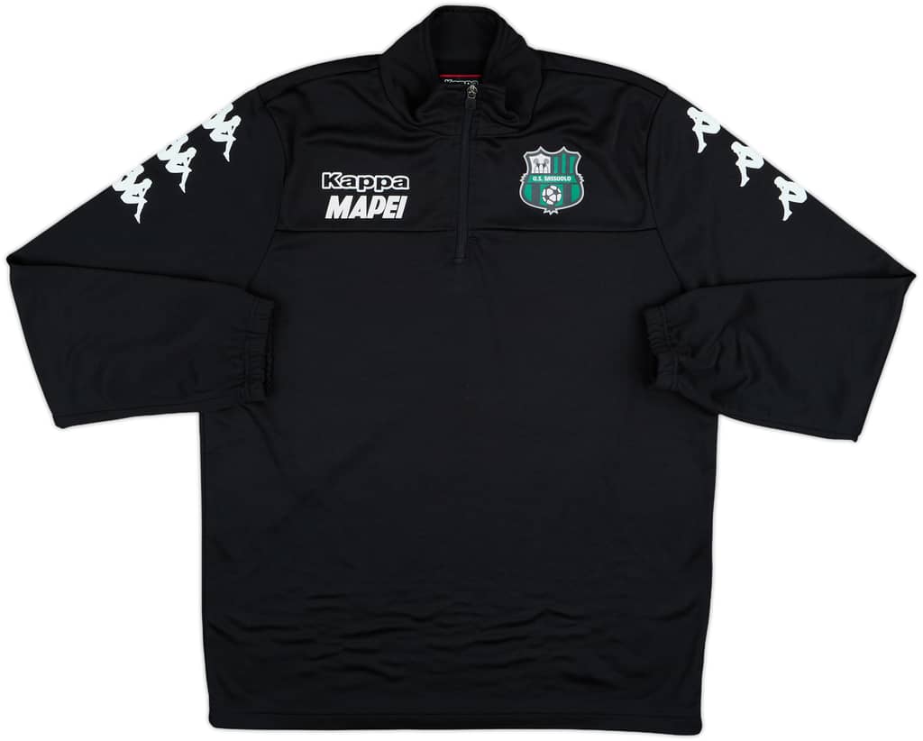 2017-18 Sassuolo Kappa 1/4 Zip Drill Top - 8/10 - (L)