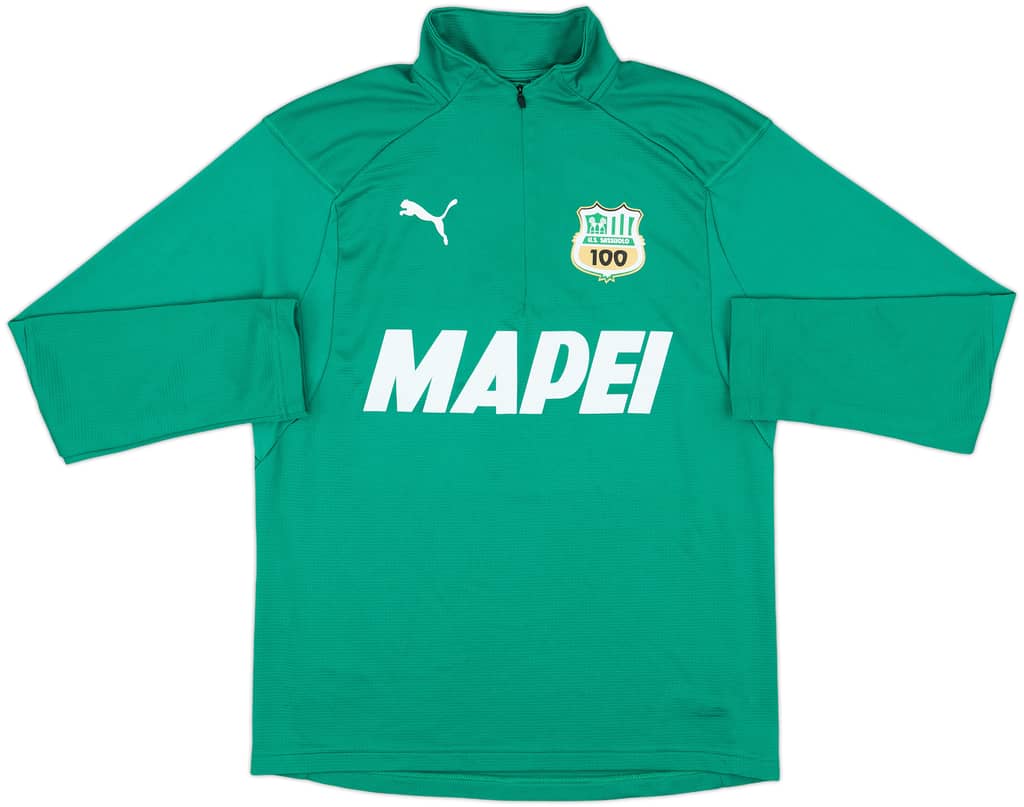 2020-21 Sassuolo Puma 1/4 Zip Drill Top - 7/10 - (M)
