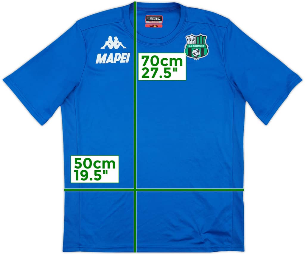 2017-18 Sassuolo Kappa Training Shirt - 8/10 - (M)