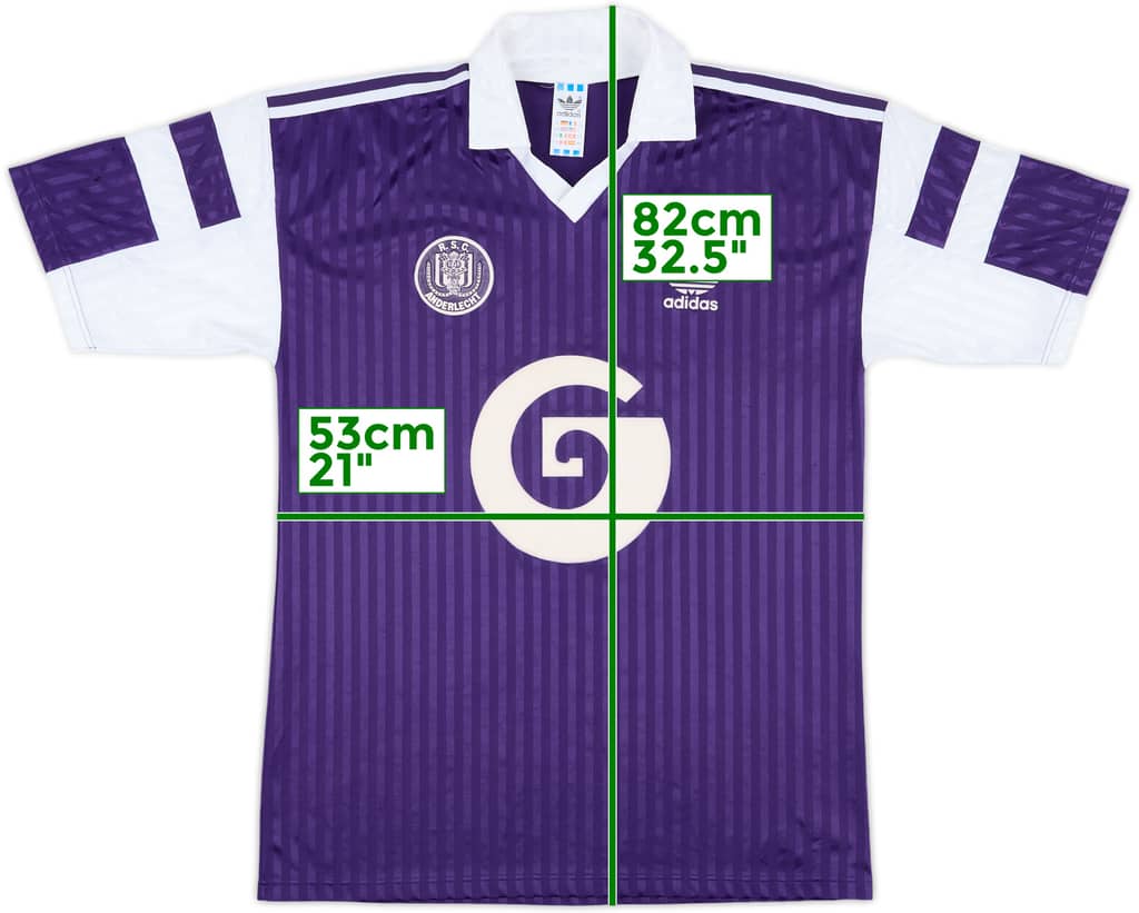 1990-91 Anderlecht Away Shirt - 5/10 - (L)