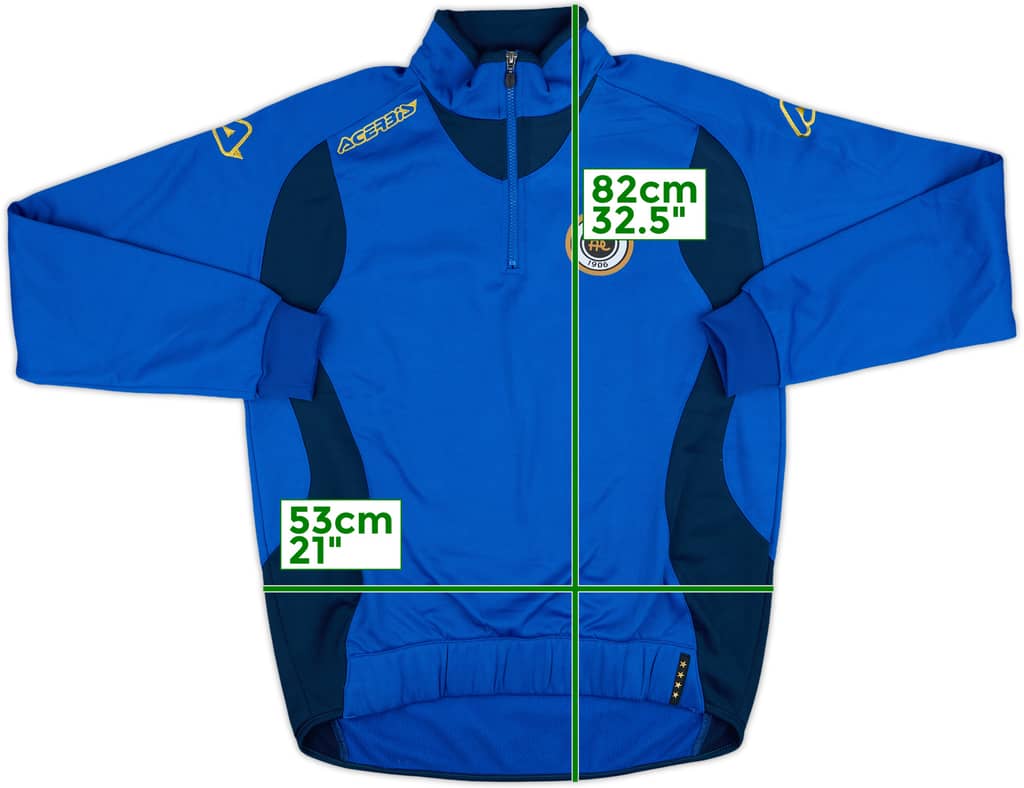 2015-16 Spezia Acerbis 1/4 Zip Drill Top - 10/10 - (L)