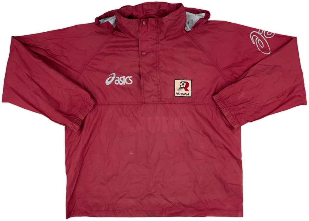 1998-99 Reggina Asics 1/4 Zip Hooded Rain Coat - 5/10 - (XL)