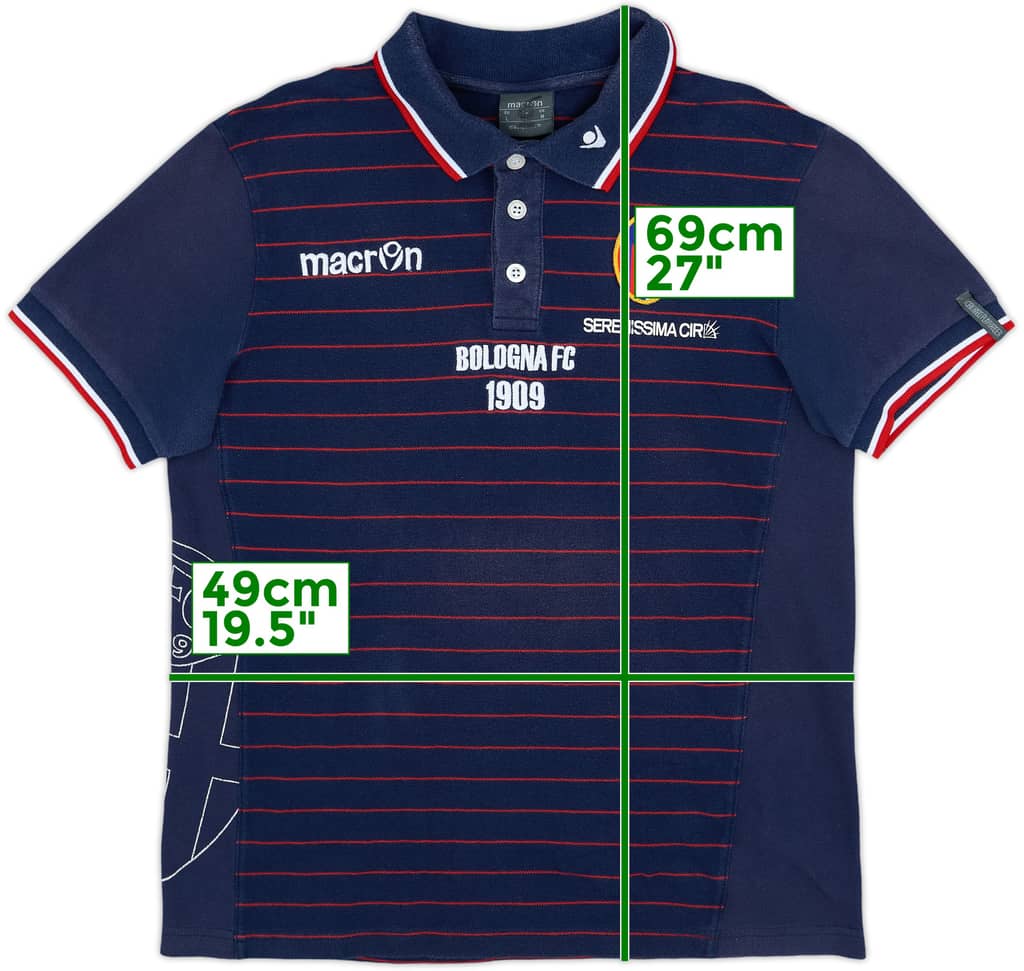 2005-06 Bologna Macron Polo Shirt - 7/10 - (M)