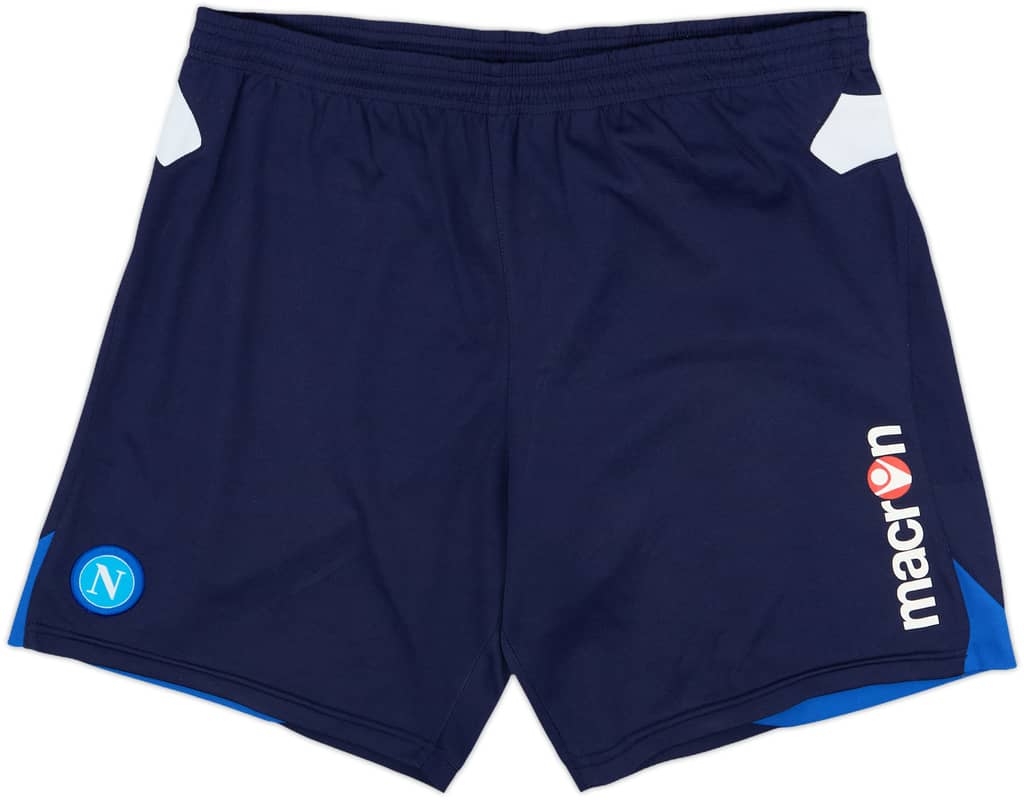 2010-11 Napoli Macron Training Shorts - 8/10 - (L)