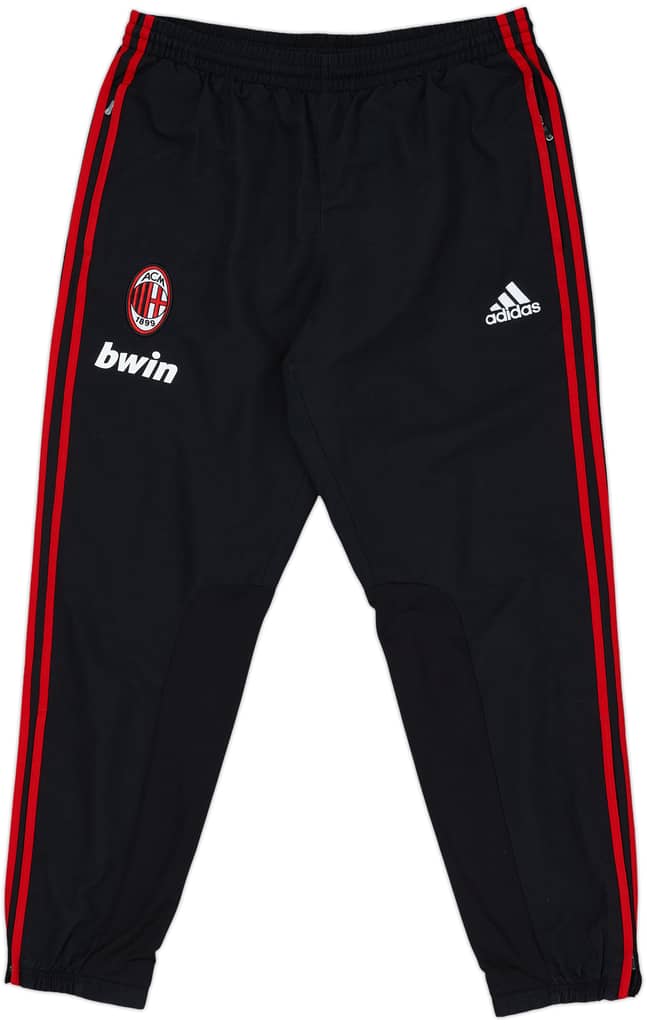 2008-09 AC Milan adidas Track Pants/Bottoms - 9/10 - (M)