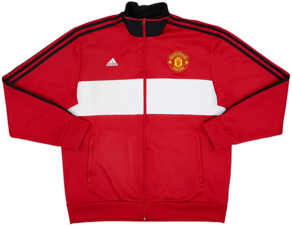 2017-18 Manchester United adidas Track Jacket - 8/10 - (XL)