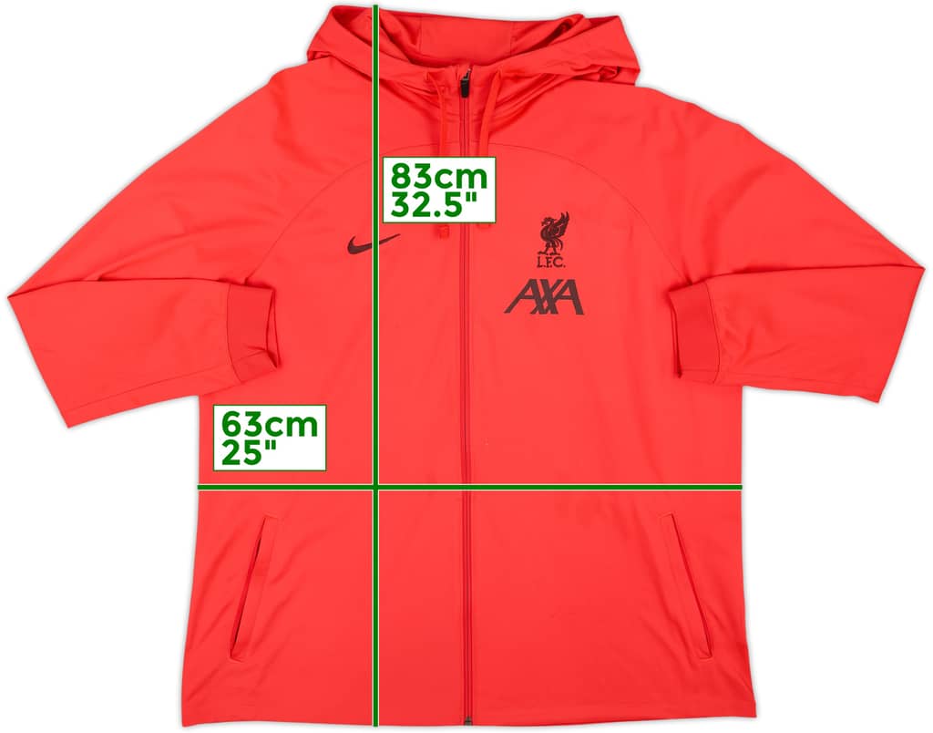 2022-23 Liverpool Nike Hooded Track Jacket - 6/10 - (XXL)