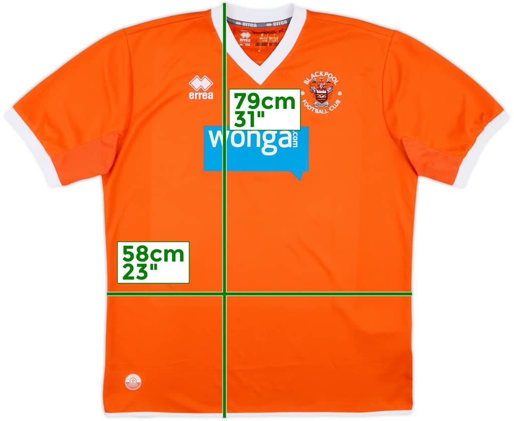 2013-15 Blackpool Home Shirt - 8/10 - (XXL)