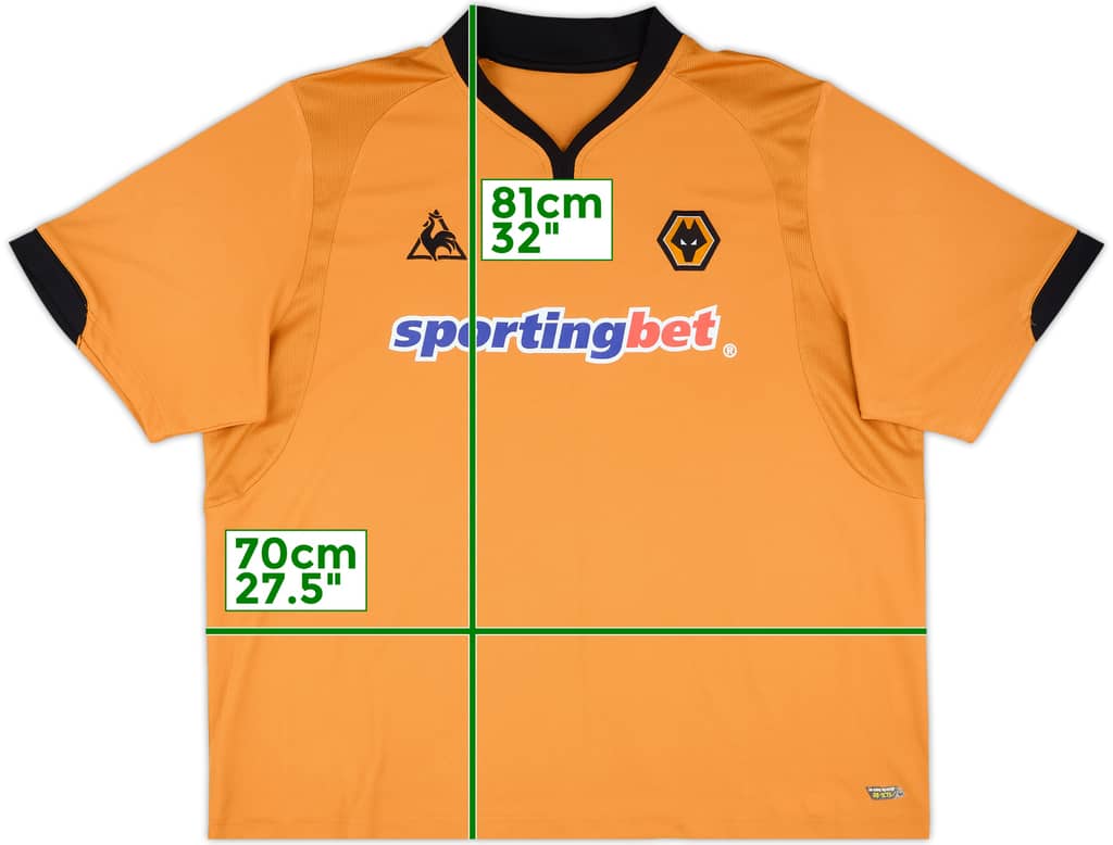 2009-10 Wolves Home Shirt - 9/10 - (3XL)