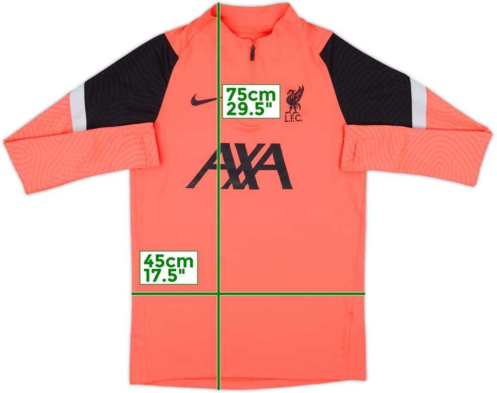 2021-22 Liverpool Nike 1/4 Zip Drill Top - 8/10 - (S)