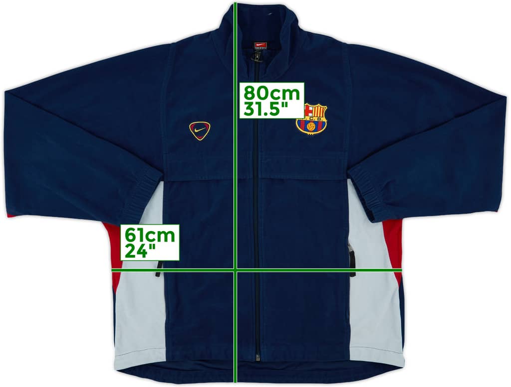 2000-01 Barcelona Nike Track Jacket - 9/10 - (L)