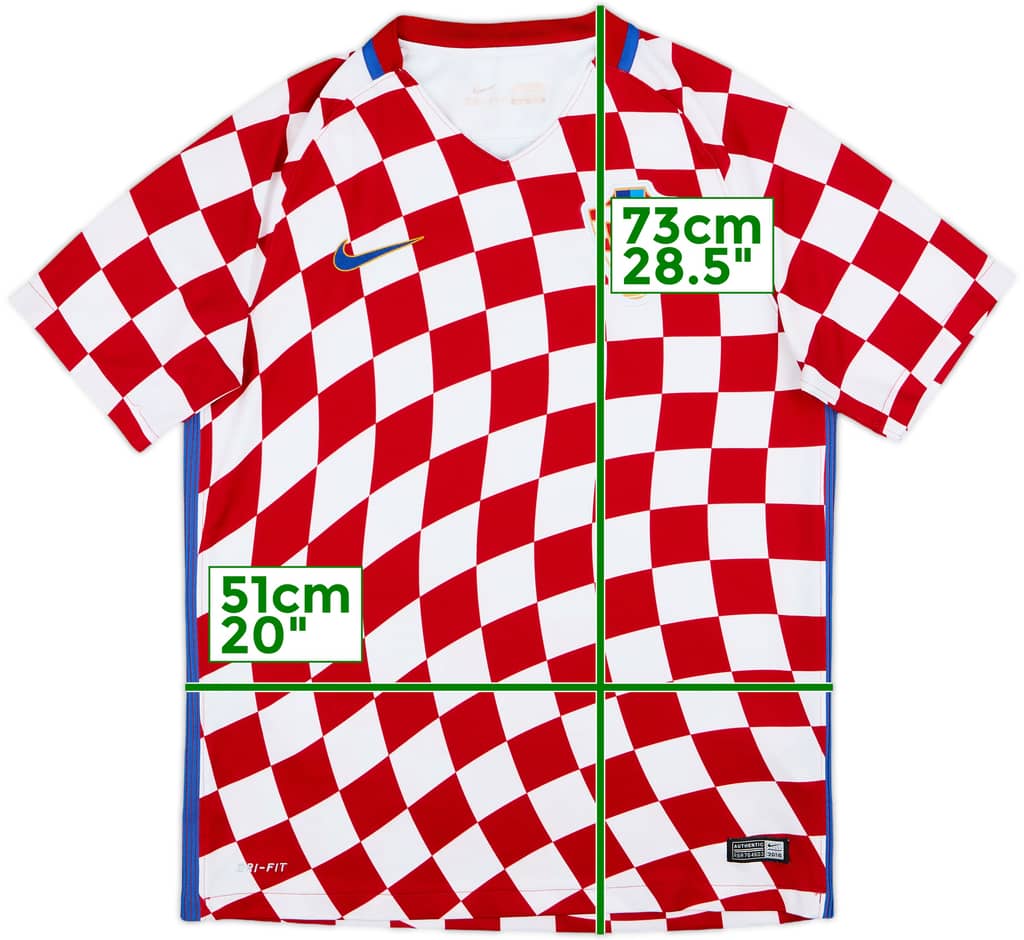 2016-18 Croatia Home Shirt - 6/10 - (M)