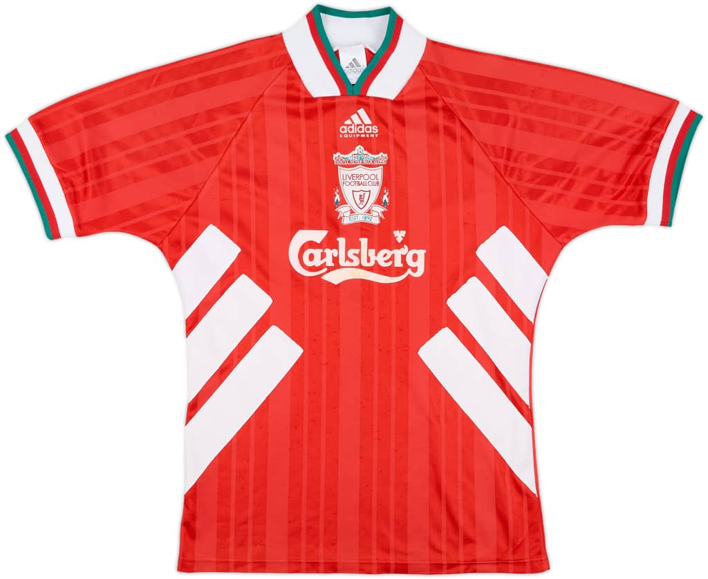 1993-95 Liverpool Home Shirt - 6/10 - (Y)