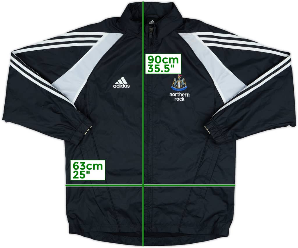 2005-06 Newcastle adidas Hooded Rain Jacket - 8/10 - (M)