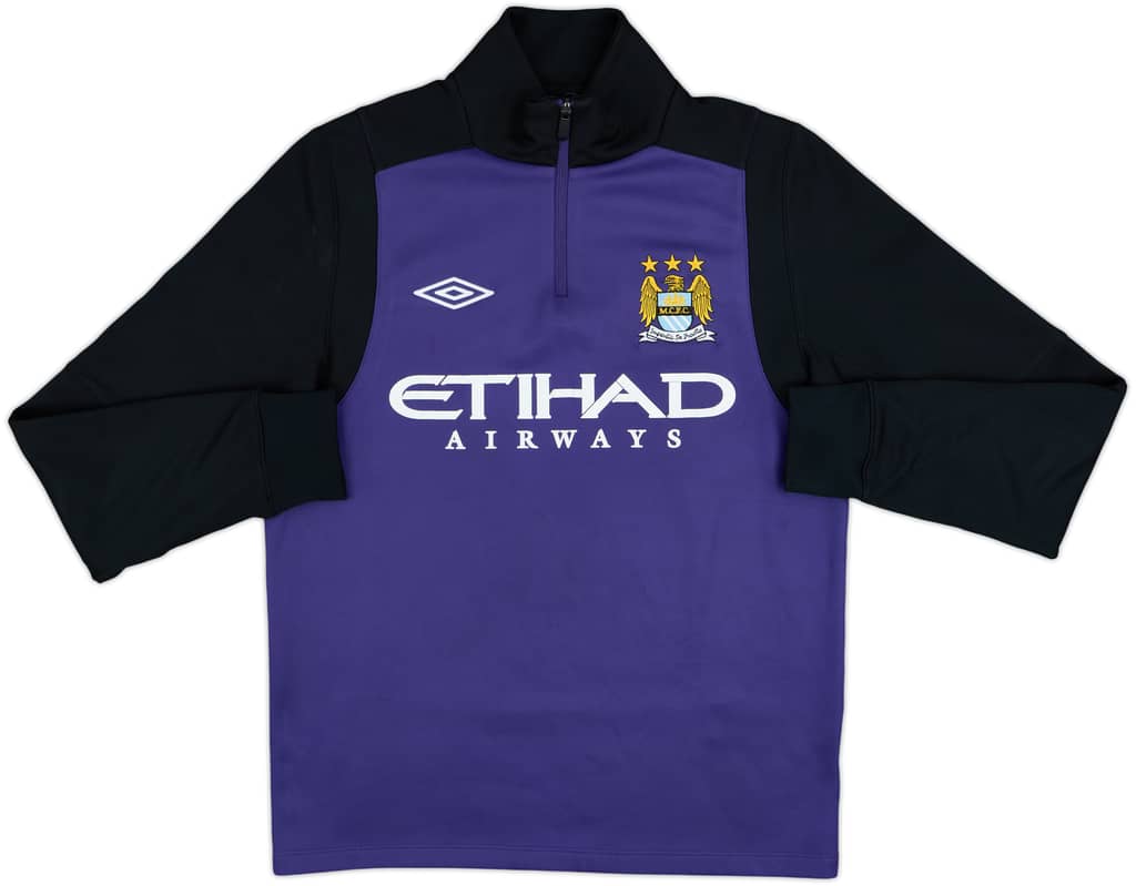 2012-13 Manchester City Umbro 1/4 Zip Drill Top - 7/10 - (S)