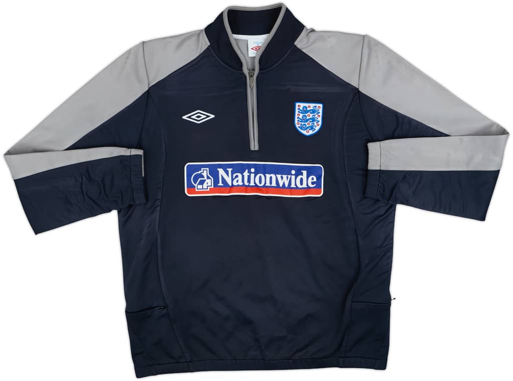 2010-11 England Umbro 1/2 Zip Track Jacket - 5/10 - (M)