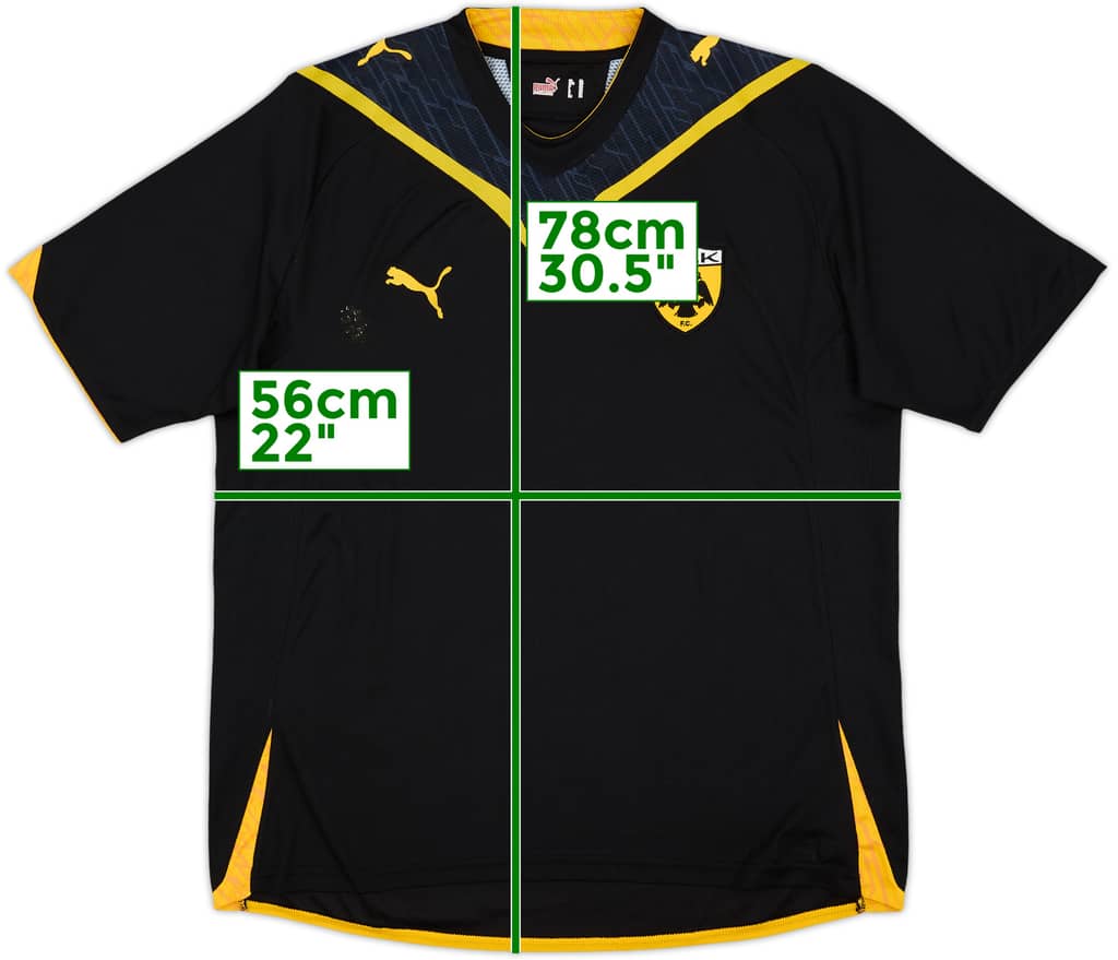 2009-10 AEK Athens Away Shirt - 7/10 - (XL)
