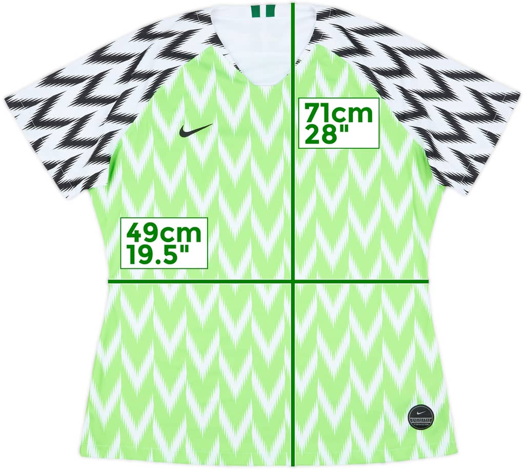 2018-19 Nigeria Home Shirt - 10/10 - (Women's XL)