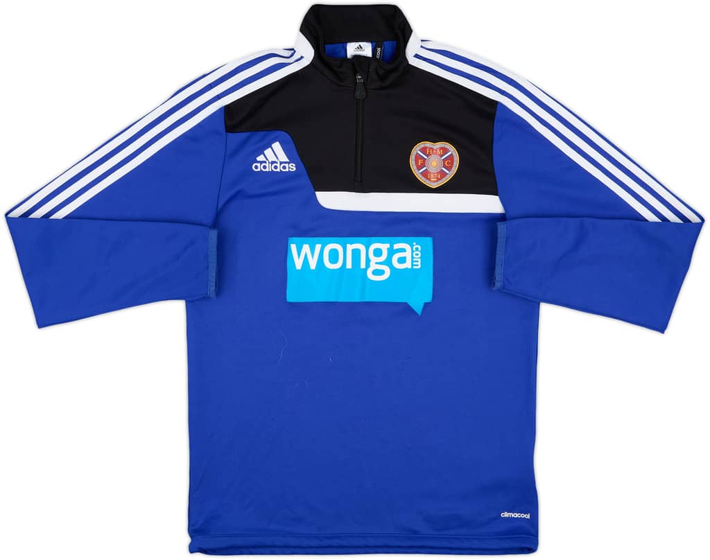 2013-14 Hearts adidas 1/4 Zip Drill Top - 7/10 - (S)