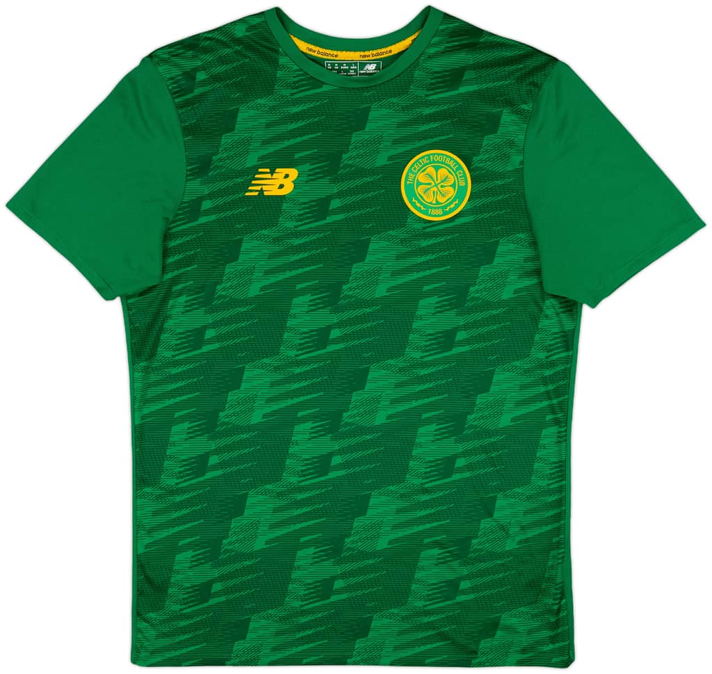 2019-20 Celtic New Balance Training Shirt - 9/10 - (M)