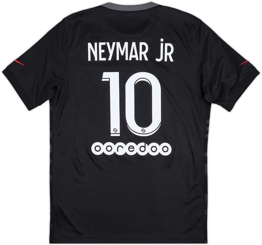 2021-22 Paris Saint-Germain Third Shirt Neymar Jr #10 - 8/10 - (S)