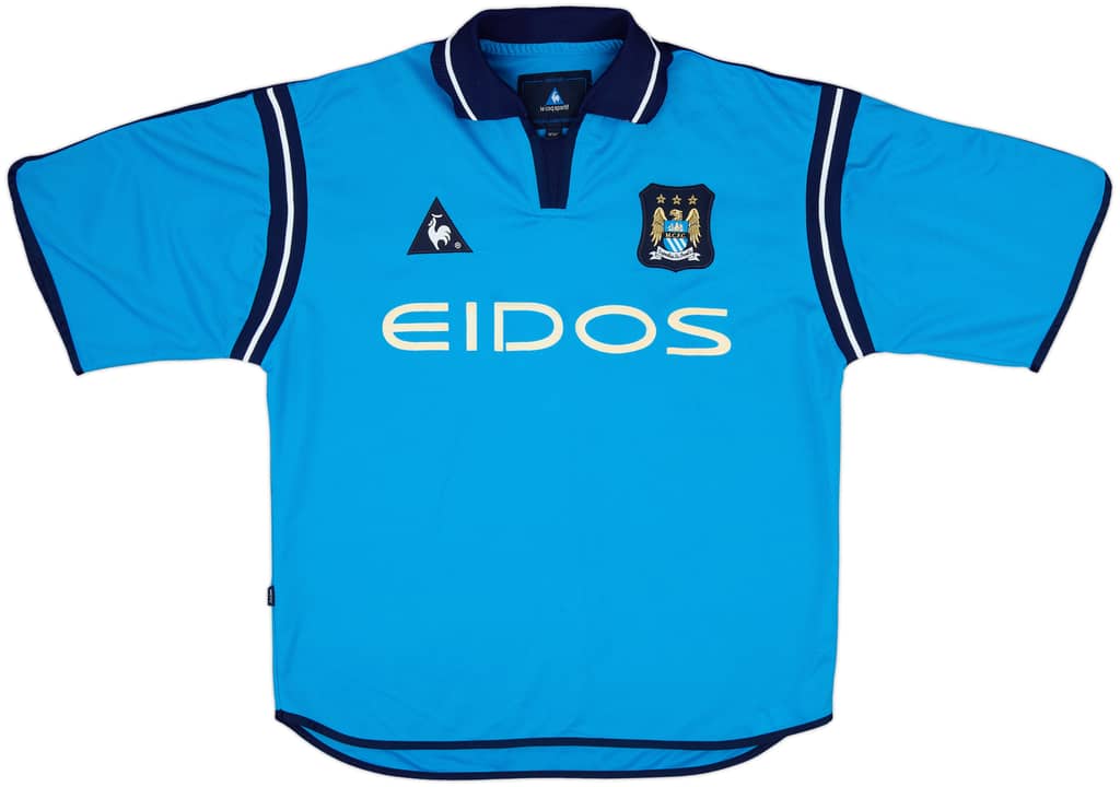 2001-02 Manchester City Home Shirt - 8/10 - (M)