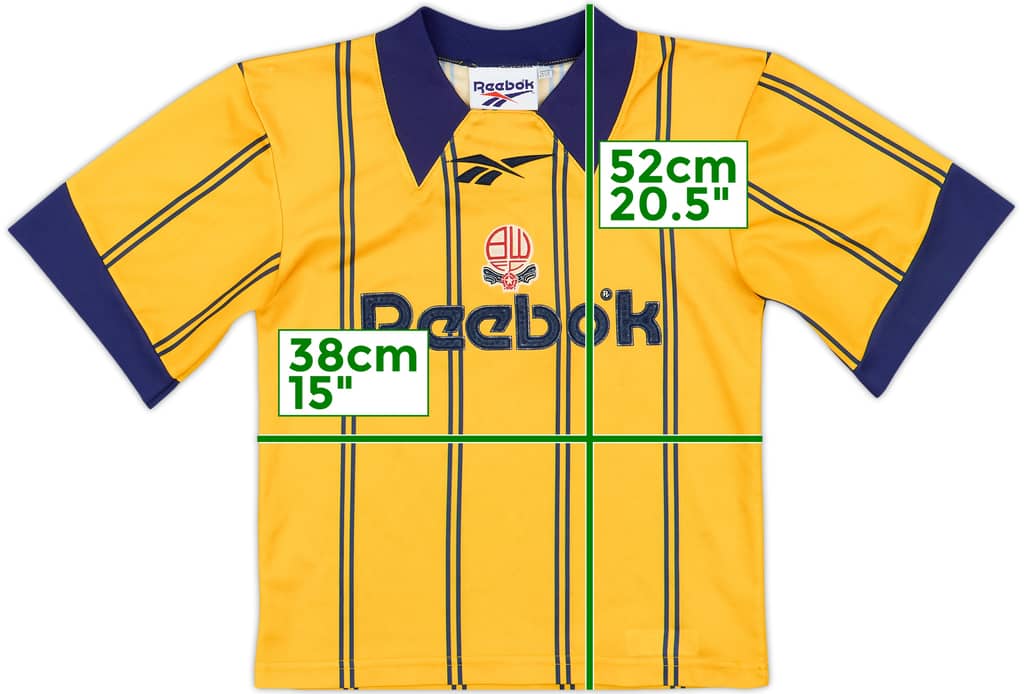 1994-96 Bolton Away Shirt - 7/10 - (M.Boys)