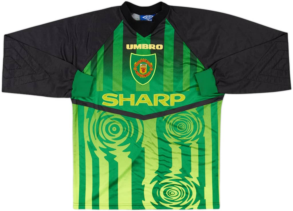 1997-98 Manchester United GK Shirt - 7/10 - (Y)