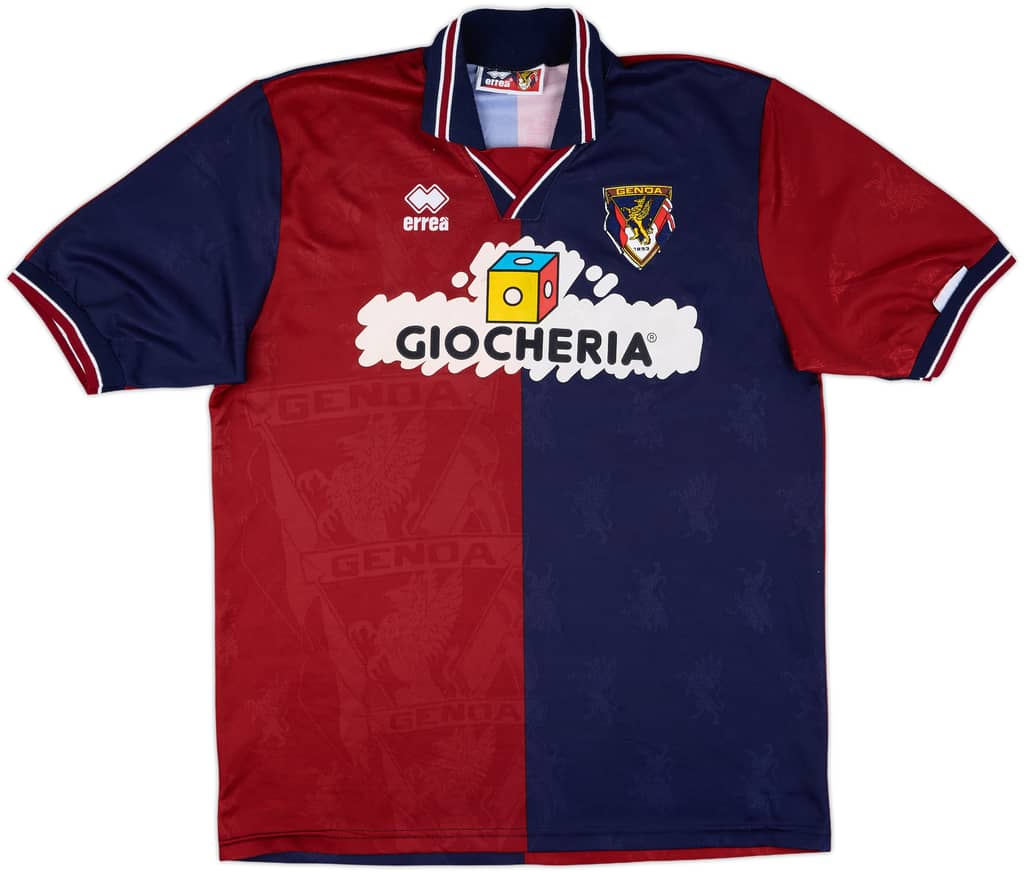 1995-96 Genoa Home Shirt - 8/10 - (XL)